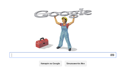 Google Celebrates Labor Day or ' Araw ng mga Manggagawà ' via Google Doodle