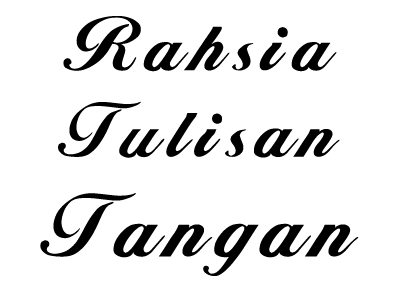 Rahsia-rahsia: Rahsia Melalui Tulisan Tangan