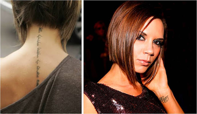 Victoria Beckham Tattoos