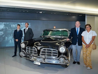 Prince Albert II  at the Prince of Monaco Car Collection