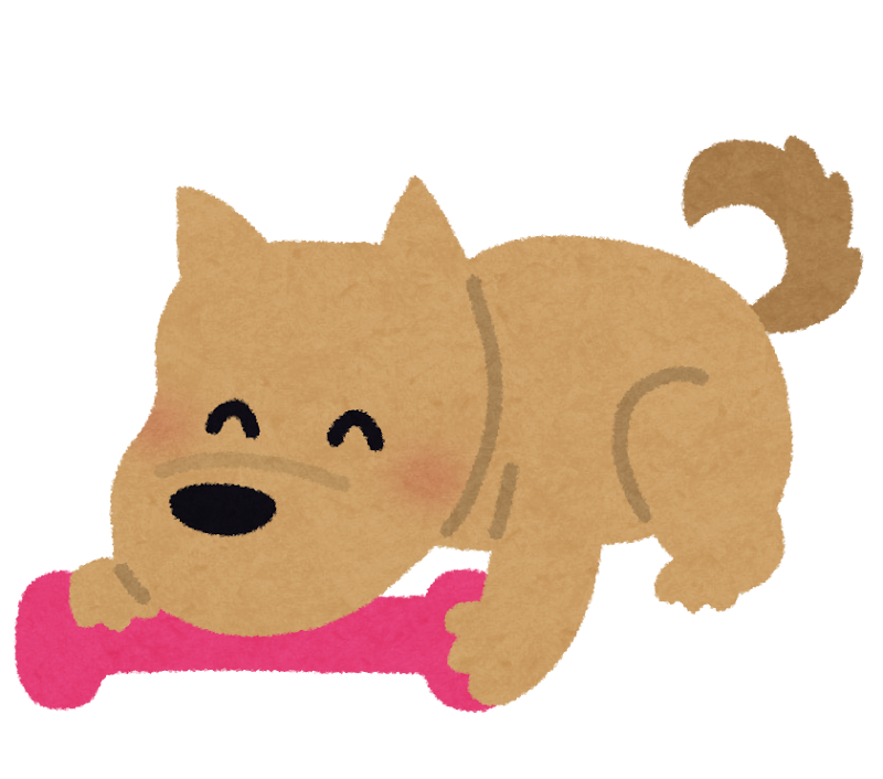 おもちゃと遊ぶ犬のイラスト かわいいフリー素材集 いらすとや