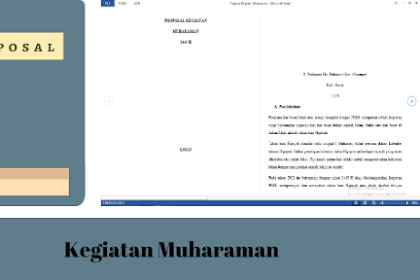 (Pdf) Contoh Proposal Kegiatan Muharaman 2021