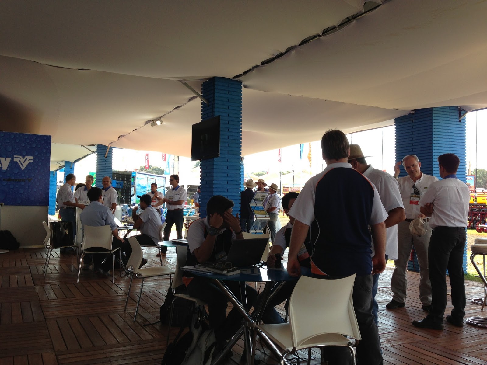 Valley Irrigation booth at Agrishow in Brazil