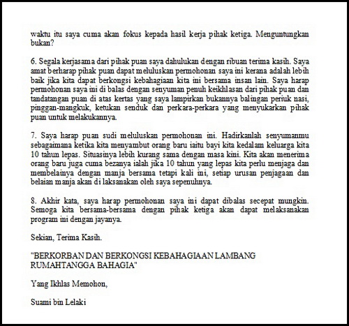 Contoh Surat Rasmi Cuti Kahwin - Rasmi Re