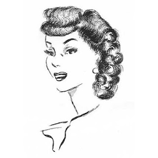 How to Create 1940s Hairstyles - Instructions and Illustrations for 17 Swing Era Styles