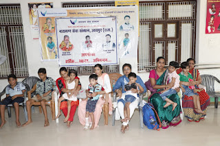 Narayan Seva Sansthan has orgnised the artificial limb measurement camp in Jaipur.