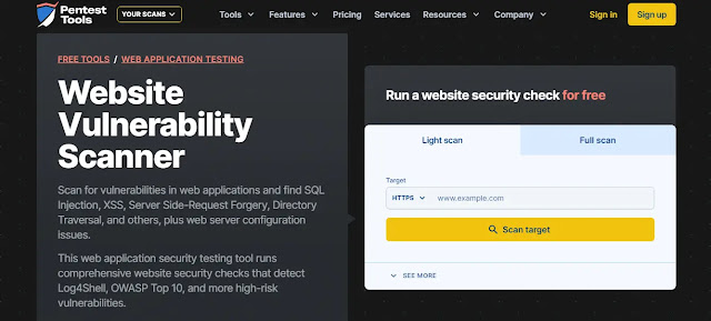 أداة-Website-Vulnerability-Scanner