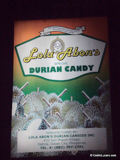 Lola Abon's Special Durian Candy