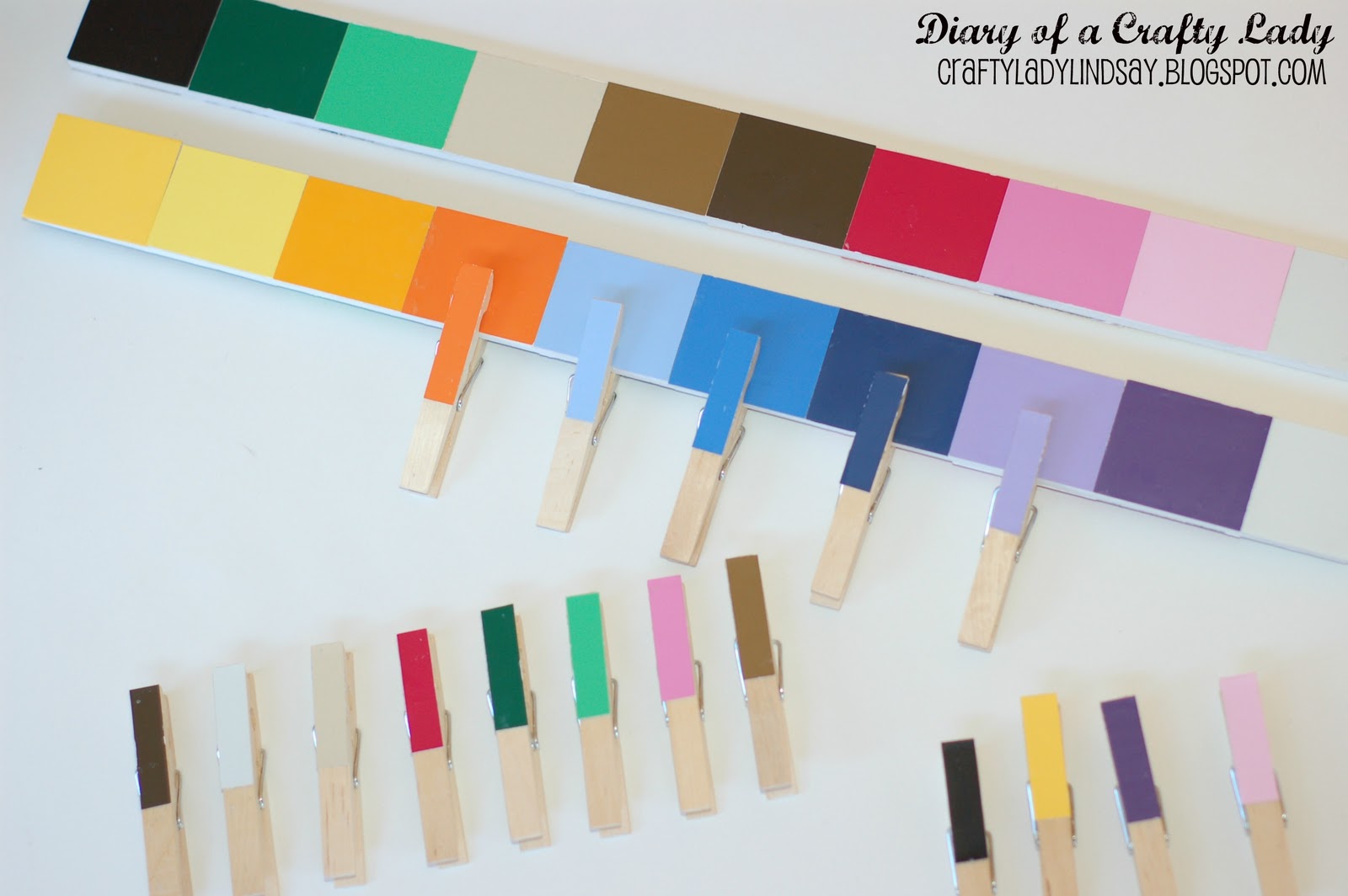 Diary Of A Crafty Lady Paint Stick Paint Chip Color Coloring Wallpapers Download Free Images Wallpaper [coloring436.blogspot.com]