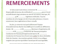 Exemple De Remerciement Rapport De Stage 3ème