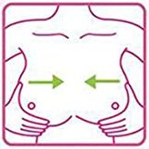 Breast massage step 4