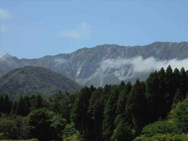 種原地区から見た大山の眺望