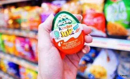 Kinder Joy, BPOM, Kinder Joy ditarik dari peredaran, Kinder Joy Mengandung Bakteri Salmonella