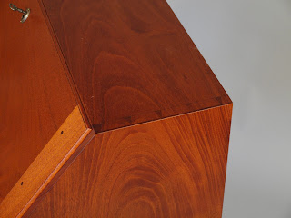 Mahogany Desk with Dovetailed construction