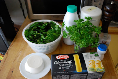 easiest recipe cannelloni spinach ricotta