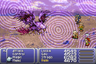 Strago uses the Rippler Lore in Final Fantasy VI.