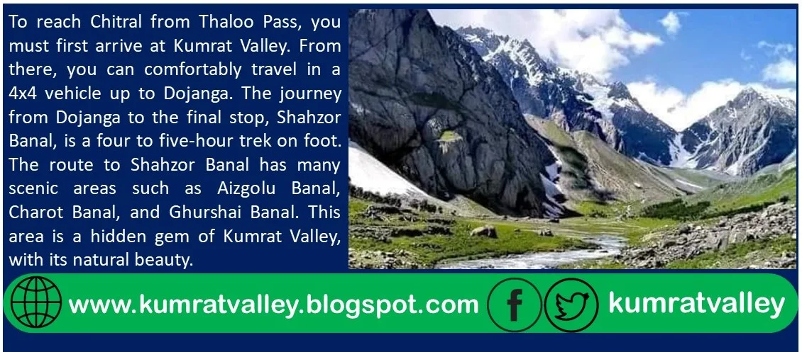 Kumrat Valley to Chitral Valley via Kaksar Pass,