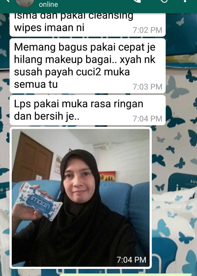 Review Makeup Remover Yang Bagus - IMAAN SUCI WIPES 