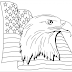 American Flag Coloring Page for Preschool