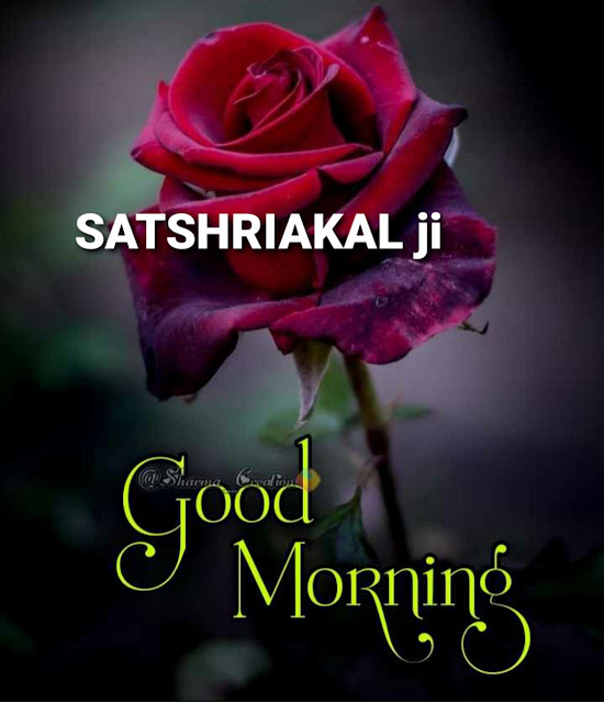 Sat Shri Akal Ji  Good Morning