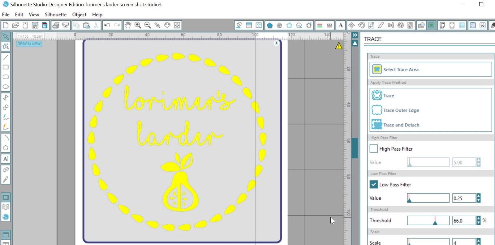 Tracing within Silhouette Studio to convert bitmap jpegs to vectors - Silhouette Basics Vector tutorial by Nadine Muir