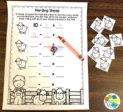 Escape from the Farm! A Subtraction Breakout Activity | Apples to Applique