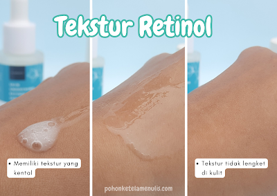 Tekstur dan Aroma Serum Retinol Scarlett Whitening