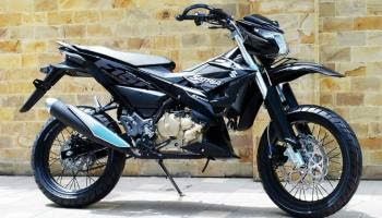 Modifikasi All New Satria Fu 150 Fi dari konsep Trail 