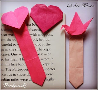 Origami Long Bookmarks folded by Art Hours