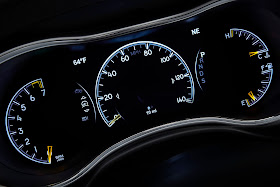 Gauge cluster of 2014 Jeep Grand Cherokee