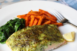 Broiled Herb-Crusted Salmon – Goal Staring At The Seafood Case, You’Re Making The Fishmonger Nervous