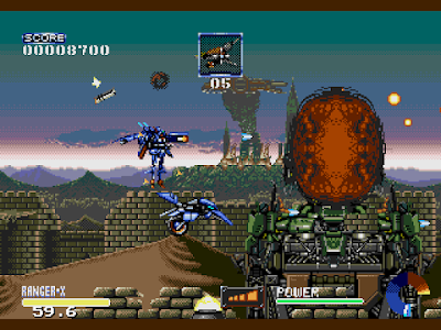 【MD】鳥人戰機(Ex-Ranza)原版+Hack無敵版，Sega飛機射擊遊戲！