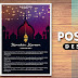 Ramadan kareem arabic text poster design in | Photoshop CC tutorial |