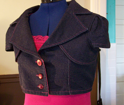 Cropped Denim Jacket by YazBerry