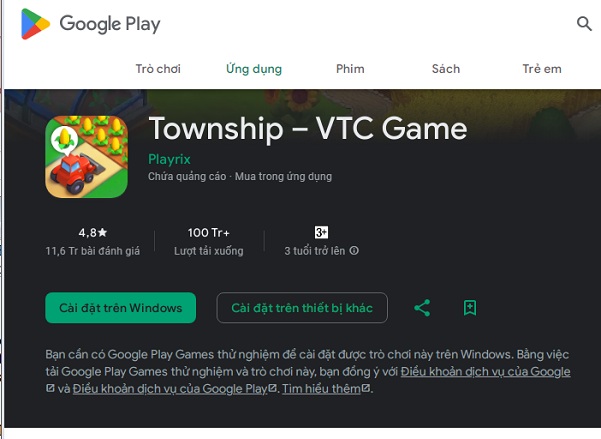Cách đăng nhập Township trên máy tính