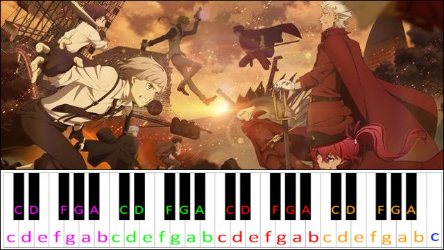 TRUE STORY (Bungo Stray Dogs Season 4 OP) Piano / Keyboard Easy Letter Notes for Beginners