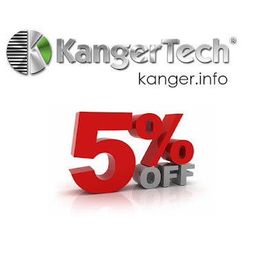 100% authentic Kanger products are on 5% discount now