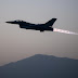 F-16 of United States Air Force While on Full Throttle