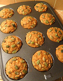 A Dozen Muffins in Muffin Pan