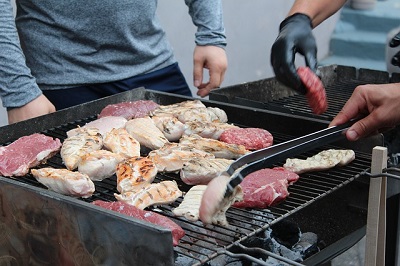 BBQ Meats on the Grill: Steak, Chicken, Pork