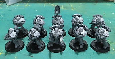 Heresy Era First Legion Dark Angels Tactical Squad WIP mark IV armor