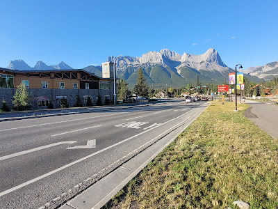 Downtown Canmore Alberta.