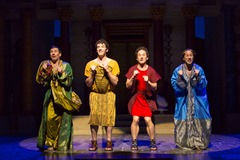 A Funny Thing...Forum TRTC 11-15 175<br />A Funny Thing Happened On The Way To The Forum   <br />book by Burt Shevelove and Larry Gelbart<br />music & lyrics by Stephen Sondheim<br />choreography by Denis Jones<br />directed by Jessica Stone<br />Two River Theatre Company 11/13/15<br /><br />Scenic Design | Alexander Dodge<br />Costume Design | Clint Ramos<br />Lighting Design | Jeff Croiter and Jake DeGroot<br />Hair and Makeup: David Bova<br />Sound Design | Drew Levy <br /><br />© T Charles Erickson Photography<br />tcepix@comcast.net