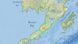Magnitude-6.2 earthquake rocks Alaskan Peninsula