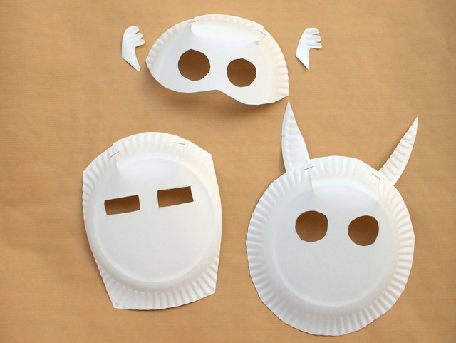 how to make paper plate avengers masks