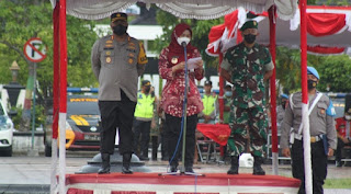 Apel Gelar Pasukan, Polres Demak Siap Amankan Pilkades Serentak