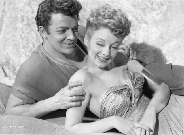 1945. Cornel Wilde, Evelyn Keyes - A thousand and one nights