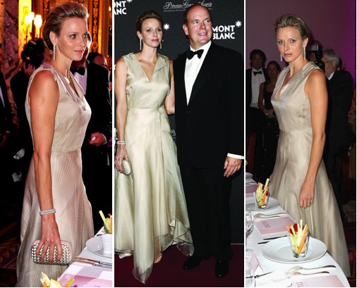 Princess Charlene and Olivia Palermo at Princess Grace Event