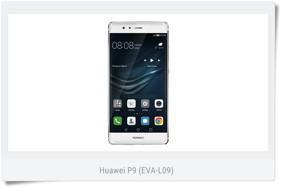 Download official firmware for the Huawei P9 EVA-L09 C432B182