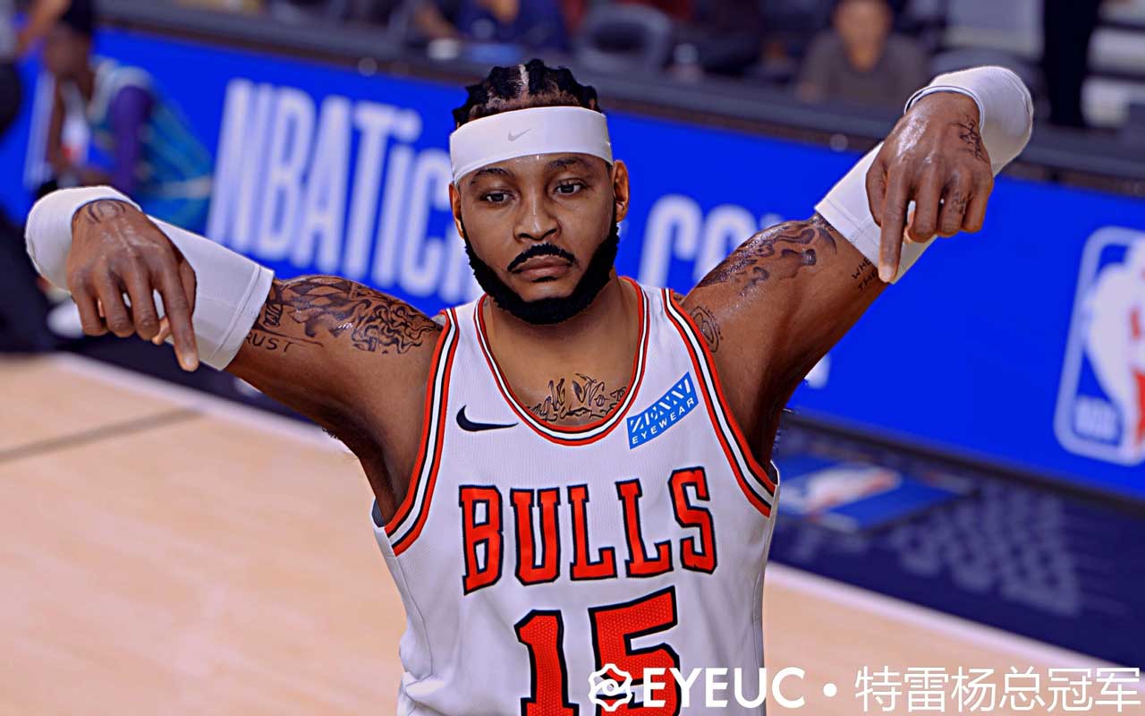 NBA 2K23 Carmelo Anthony Cyberface